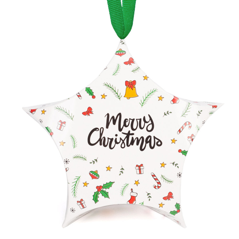 Ornament de brad din carton CRACIUN9 - set 10 buc