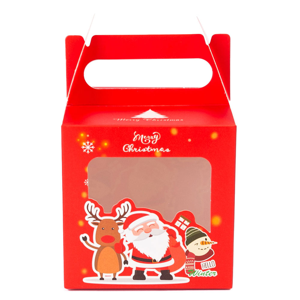 Cutie cani 3D Merry Christmas rosu