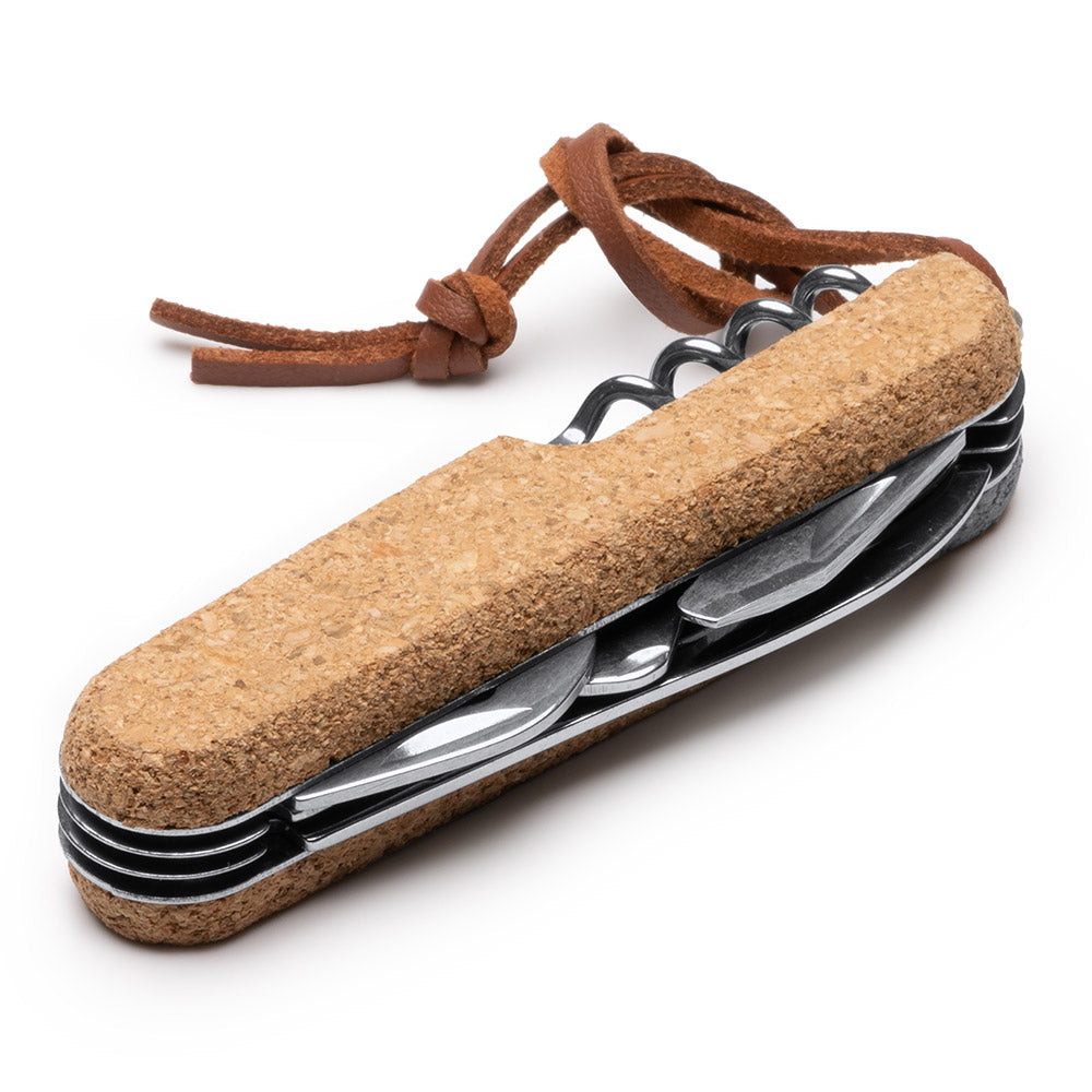 Briceag multifunctional cu maner de pluta