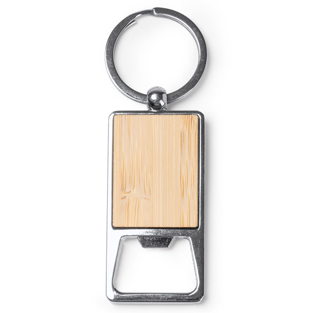 Breloc gravabil desfacator lemn+metal
