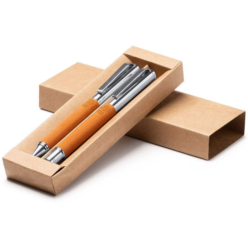 Set 2 pixuri premium din piele reciclata