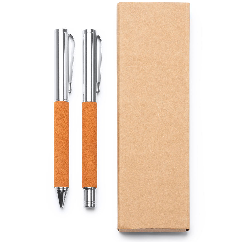 Set 2 pixuri premium din piele reciclata