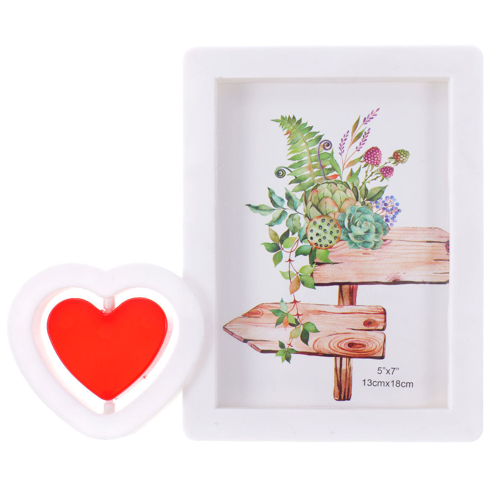 Rama foto inima rosie 13x18