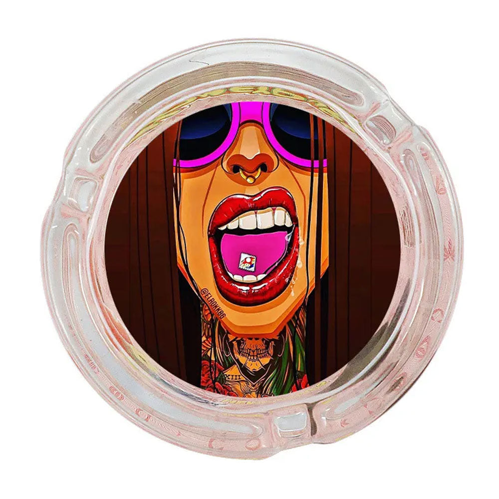 Scrumiera sticla sublimabila ROTUNDA