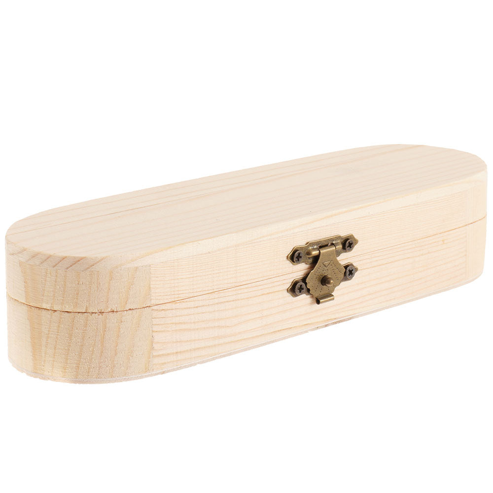 Cutie de lemn rotunjita PEN 18x6x4