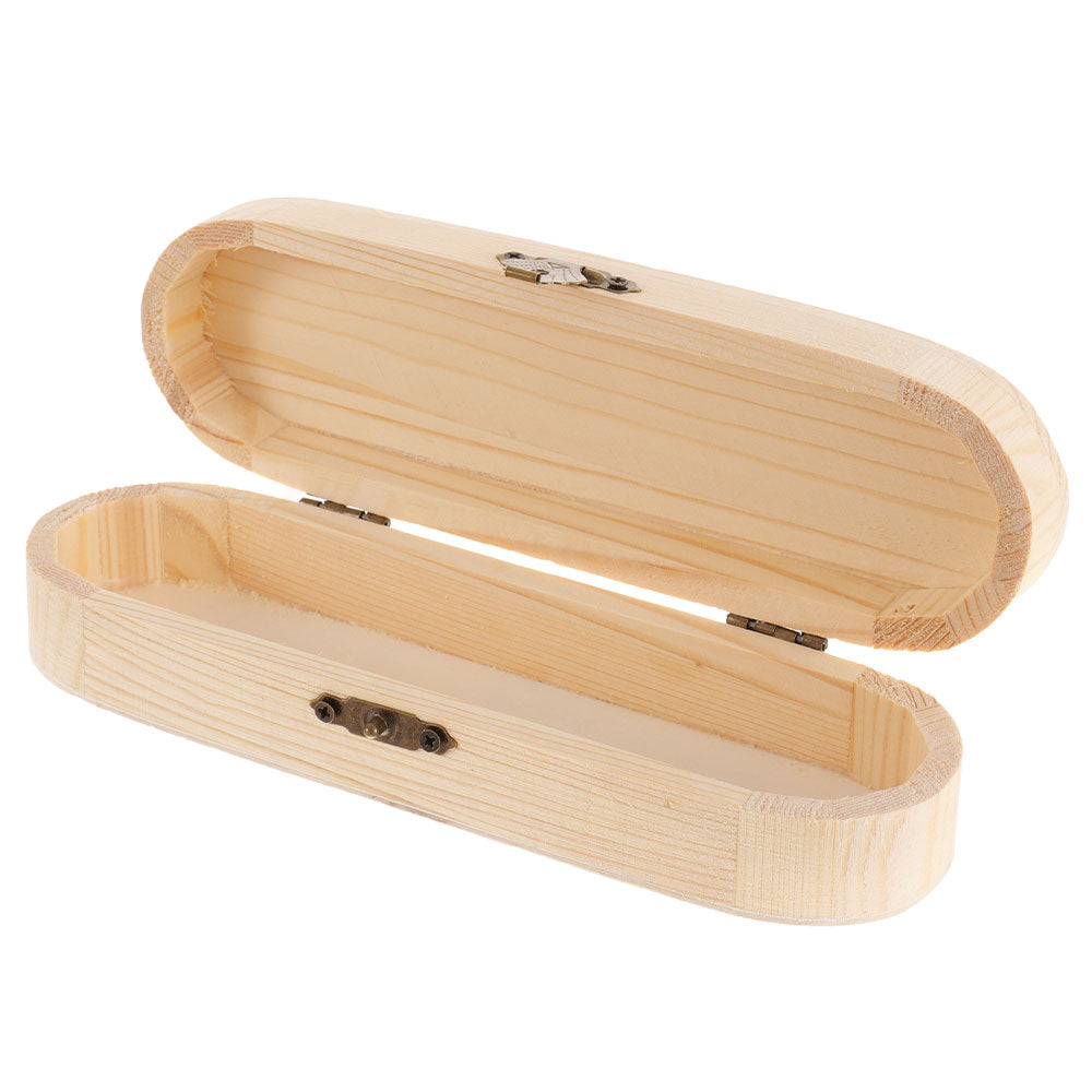 Cutie de lemn rotunjita PEN 18x6x4