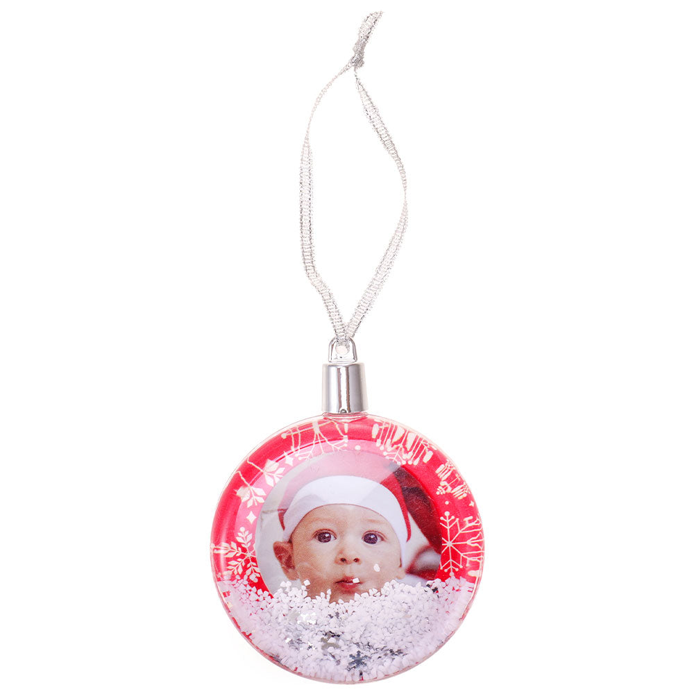 Glob foto rotund cu lichid pentru brad