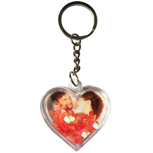 Breloc glob foto inima