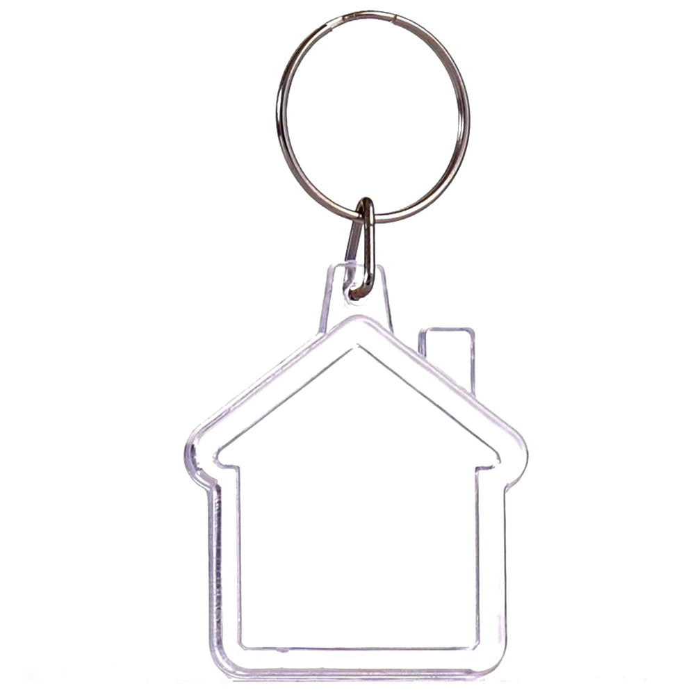 Breloc plastic insertie foto Casa - set 100 buc