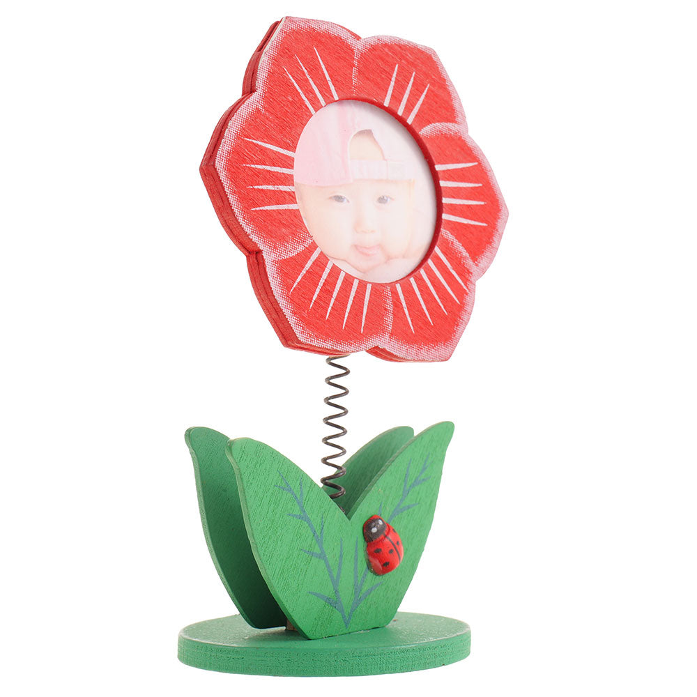 Mini rama foto lemn floare de primavara