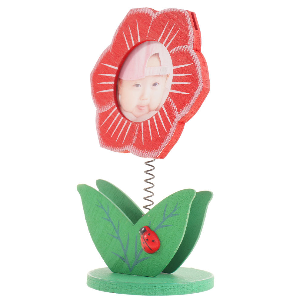 Mini rama foto lemn floare de primavara