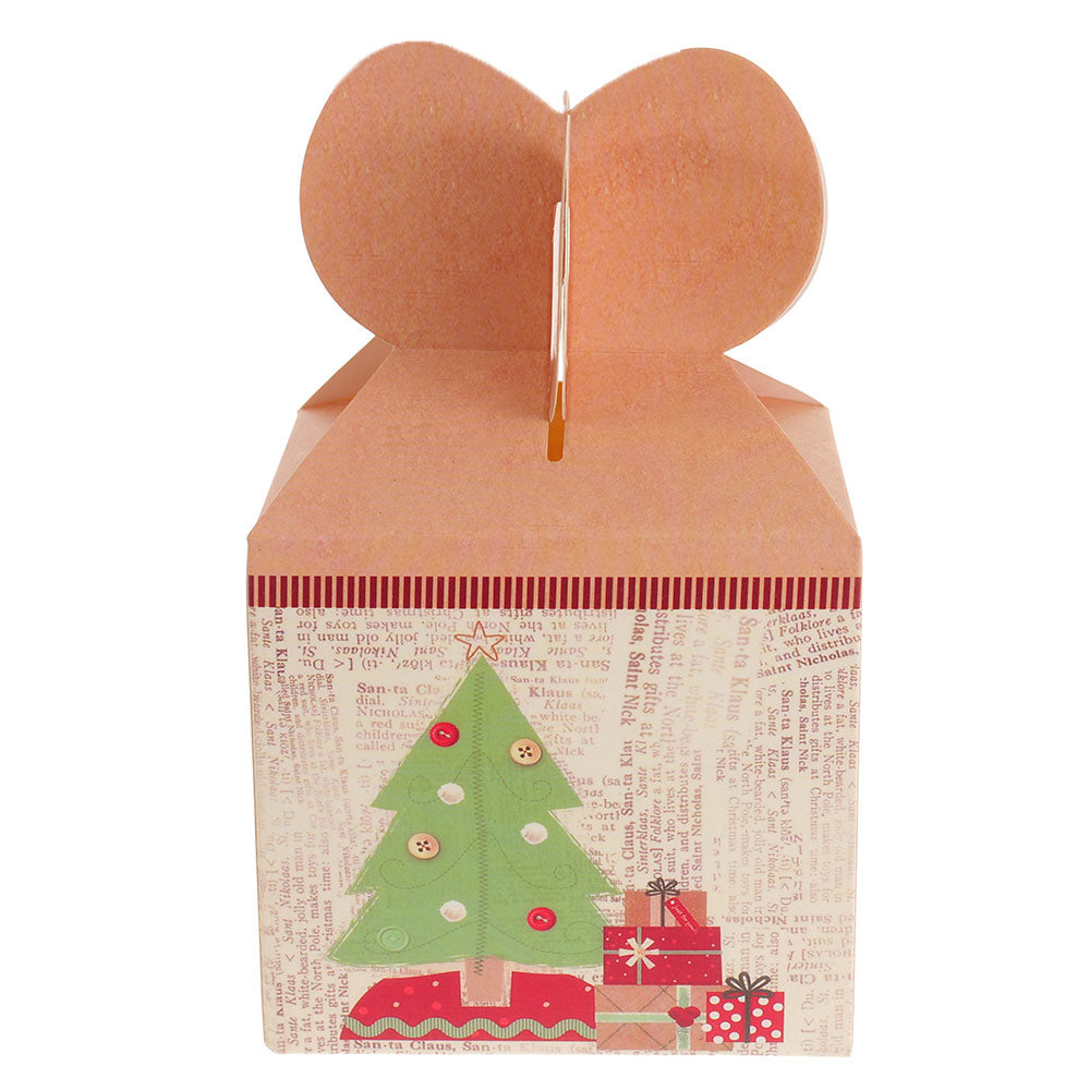 Cutie cani 3D Craciun galbena