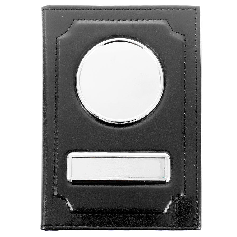 Portofel acte AUTO sigla si numar inmatriculare - negru lucios