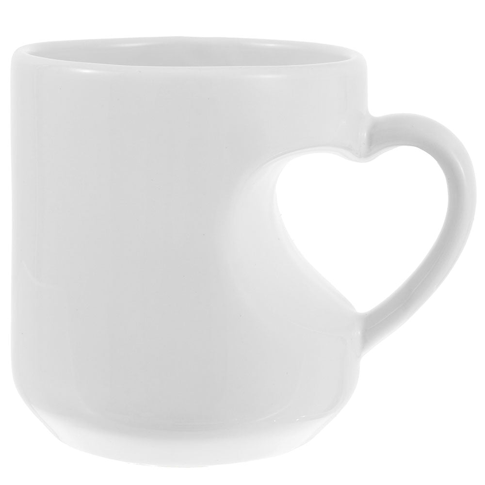 Cana alba maner LOVE sublimare + cutie individuala