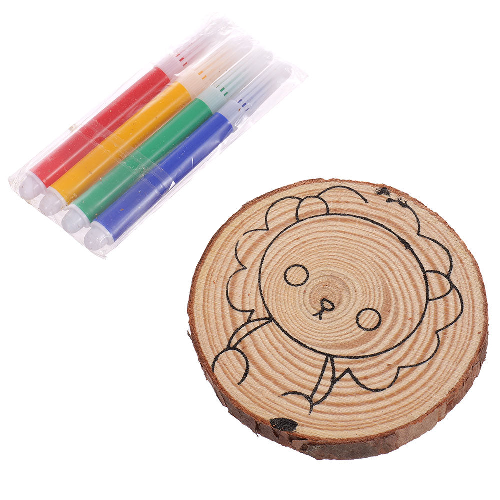 Set de colorat Felie de Lemn