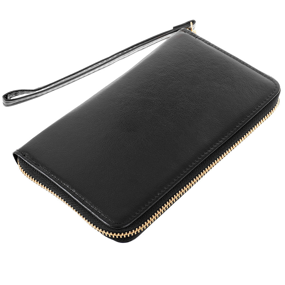 Portofel de acte din piele AIR - negru