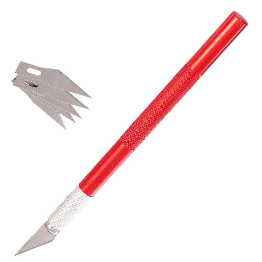 Cutter de precizie cu lame de rezerva - tip bisturiu