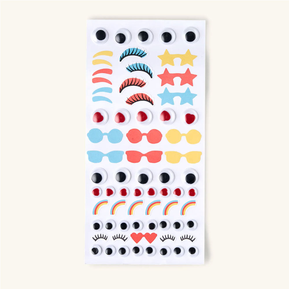 Pachet stickere Googly Eyes - set 69 buc