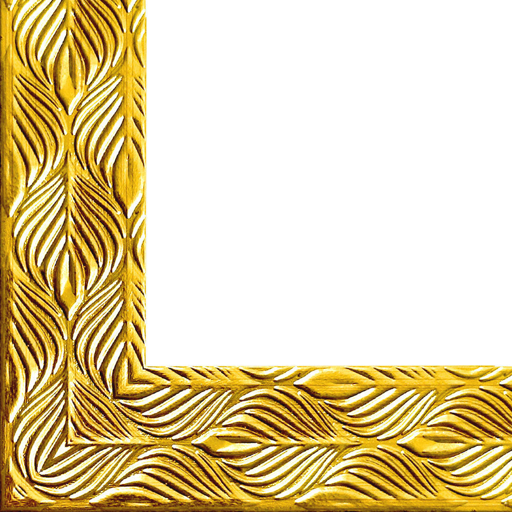 Rama foto Leon auriu texturat A3