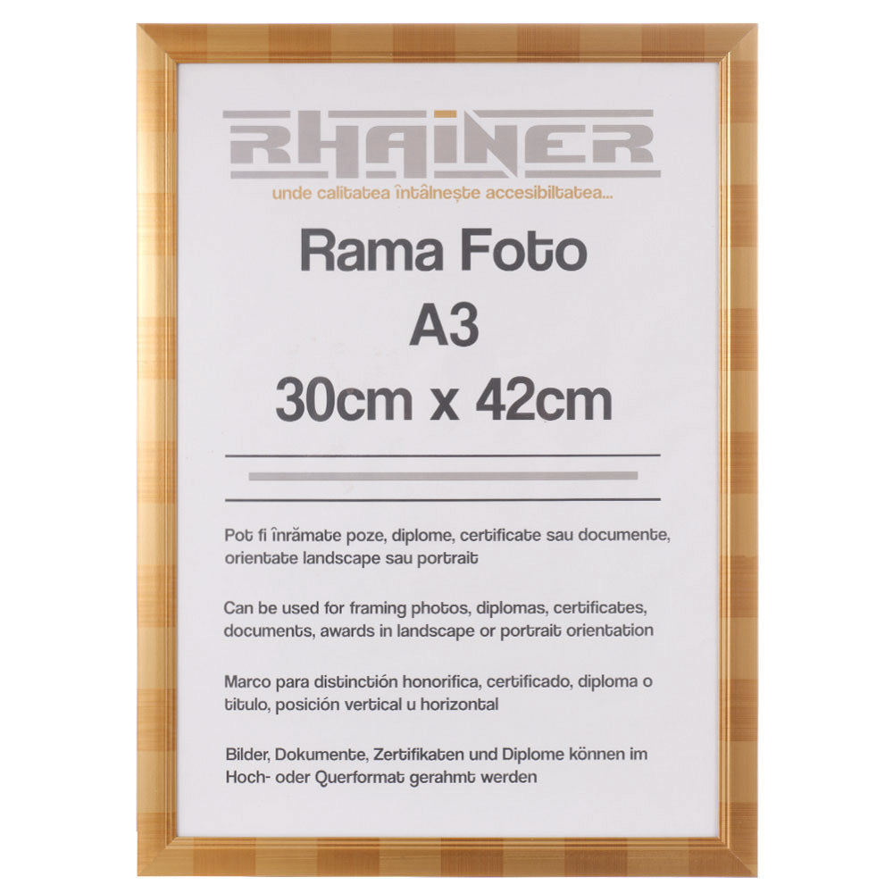 Rama foto Madrid auriu A3