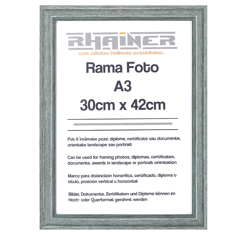 Rama foto Bilbao albastru deschis A3