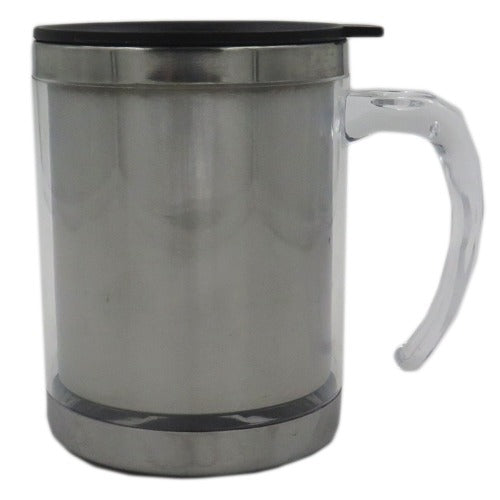 Cana metal insertie foto 350ml