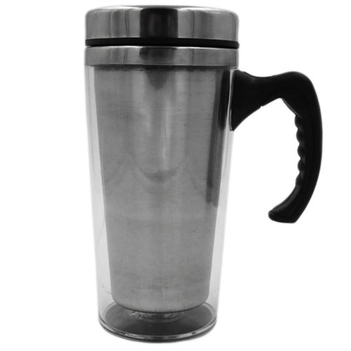 Cana metal insertie foto 450ml