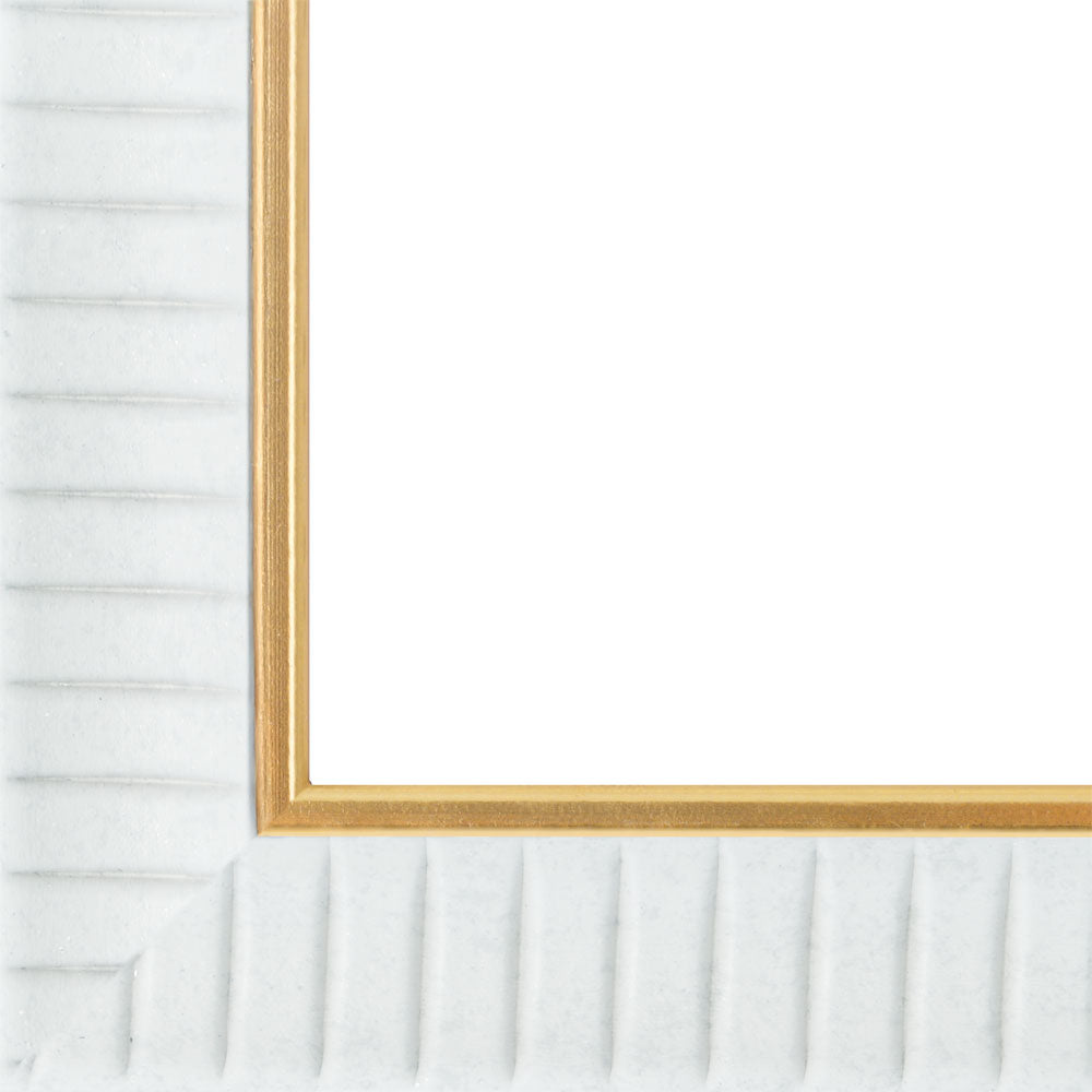 Rama foto Merida alb+auriu A4