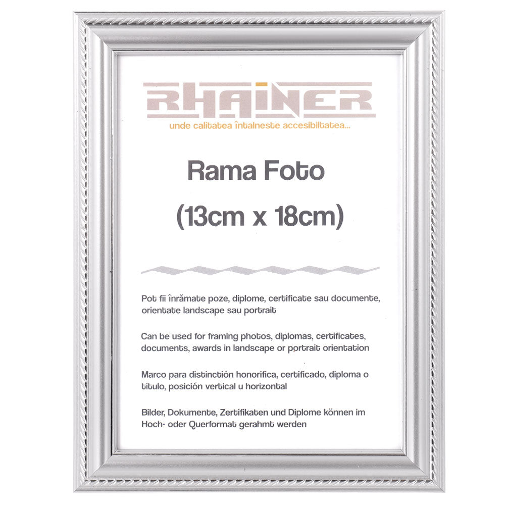 Rama foto Athos argintiu 13x18