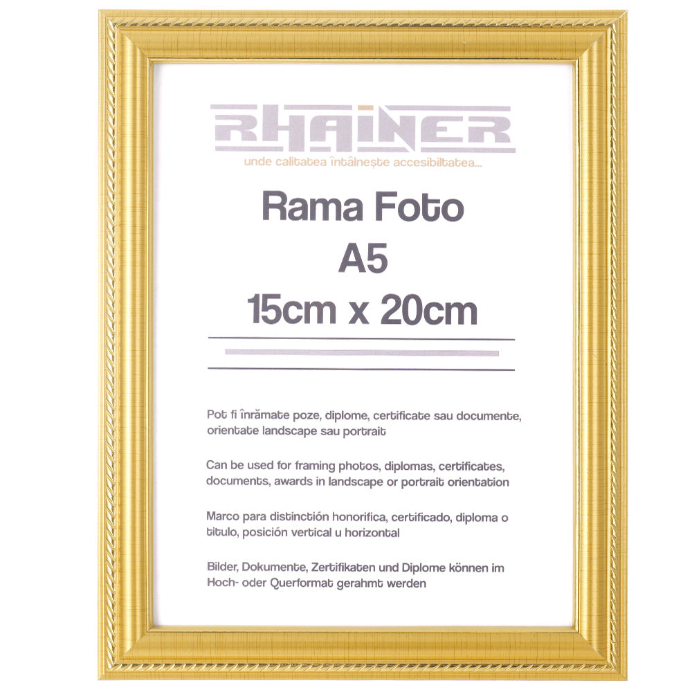 Rama foto Athos auriu A5