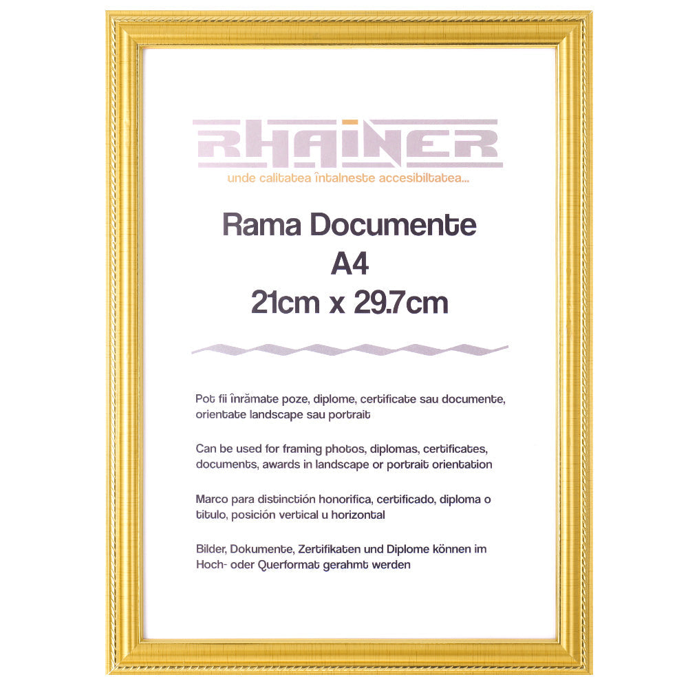 Rama foto Athos auriu A4