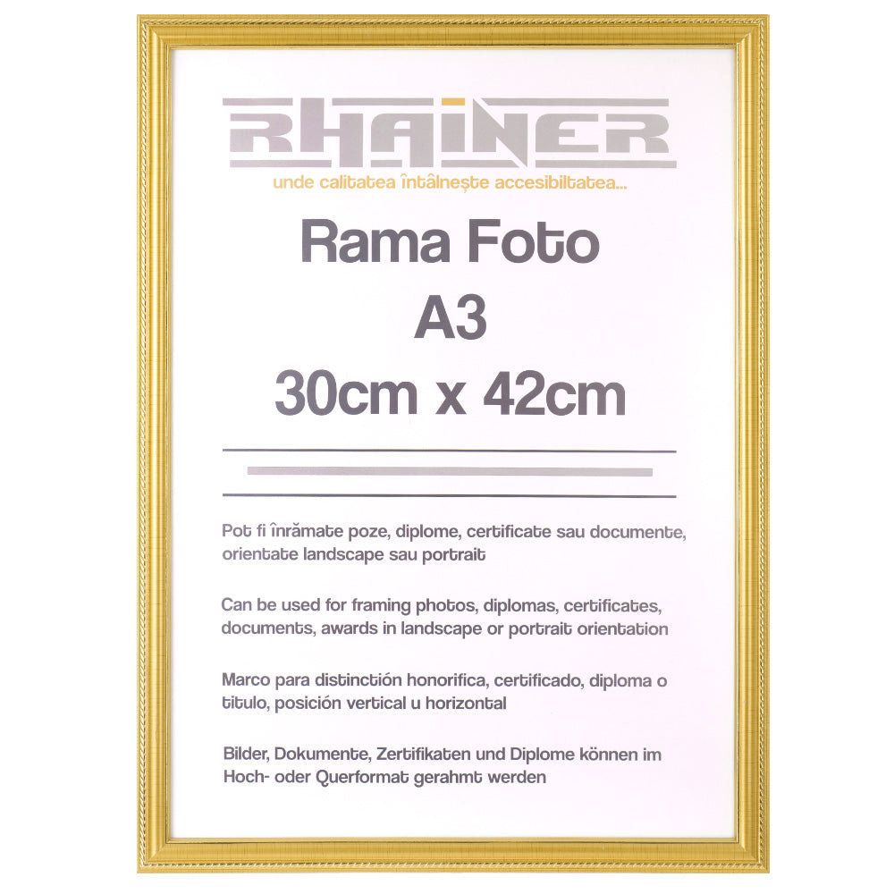 Rama foto Athos auriu A3