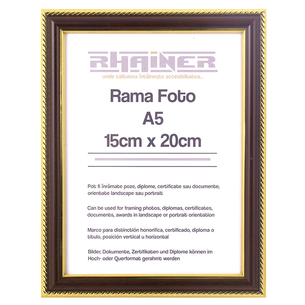 Rama foto Athos maro+auriu A5