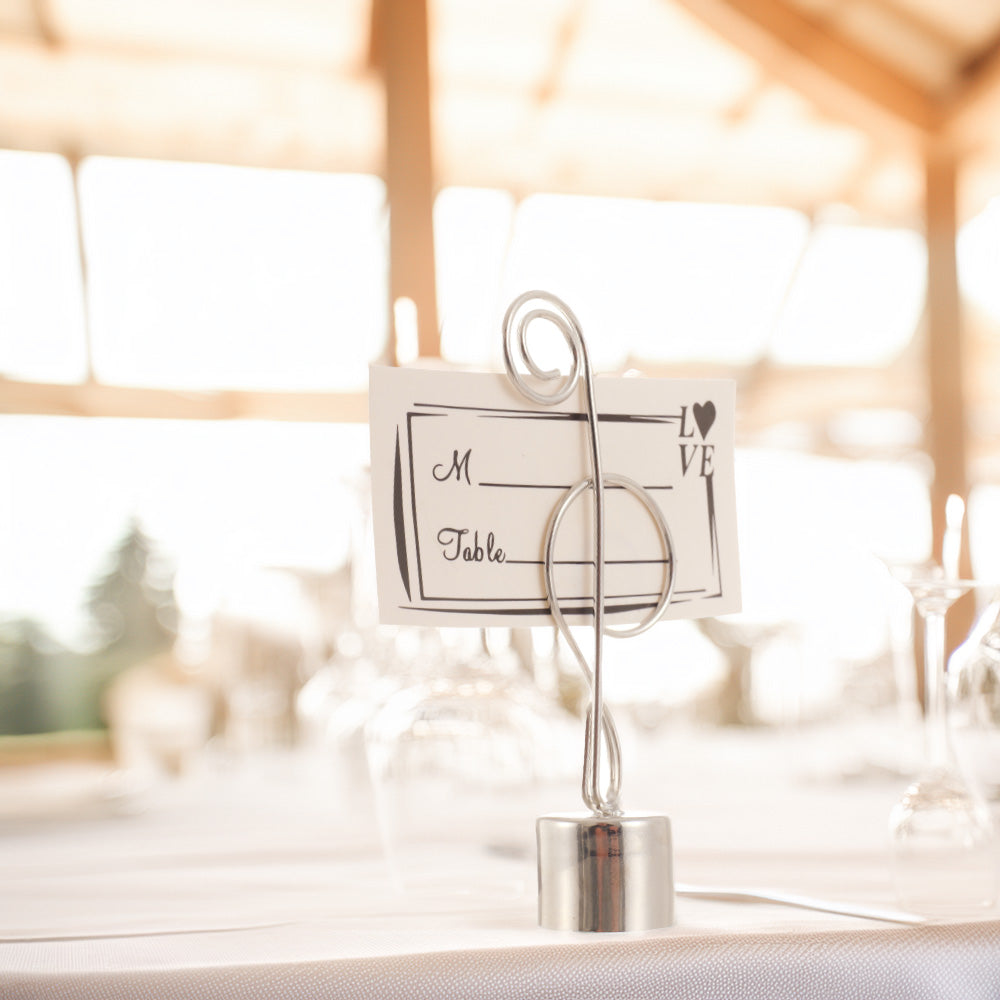 Suport metalic numere de masa si place card  - CHEIA SOL