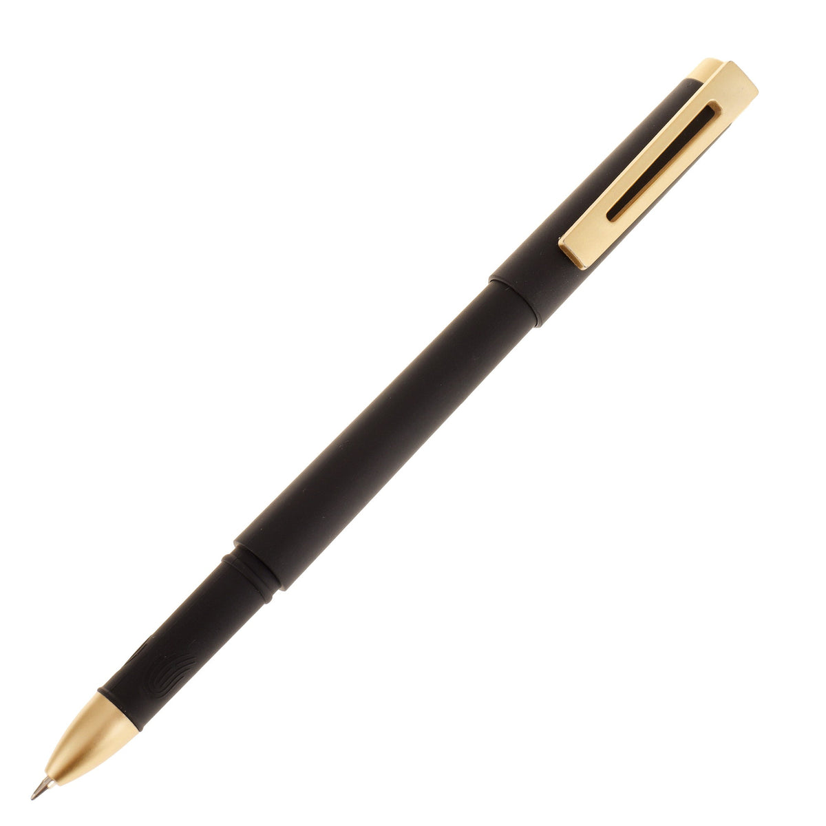 Pix plastic cu capac negru+auriu BIRRO