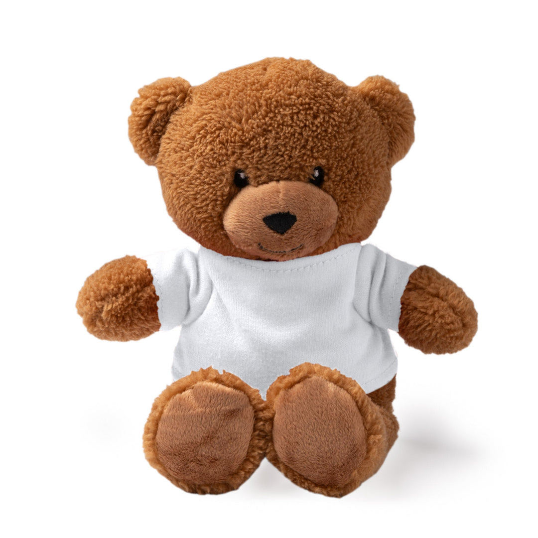 Ursulet de plus maro cu tricou sublimabil