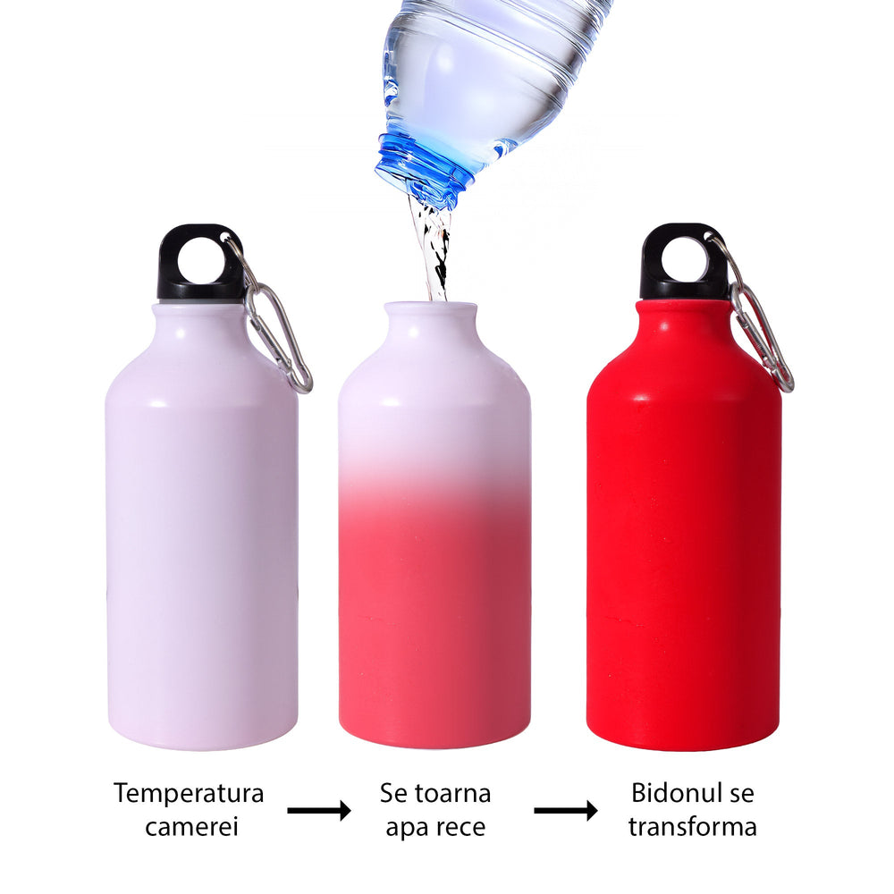 Bidon sport termosensibil la rece 500ml sublimabil