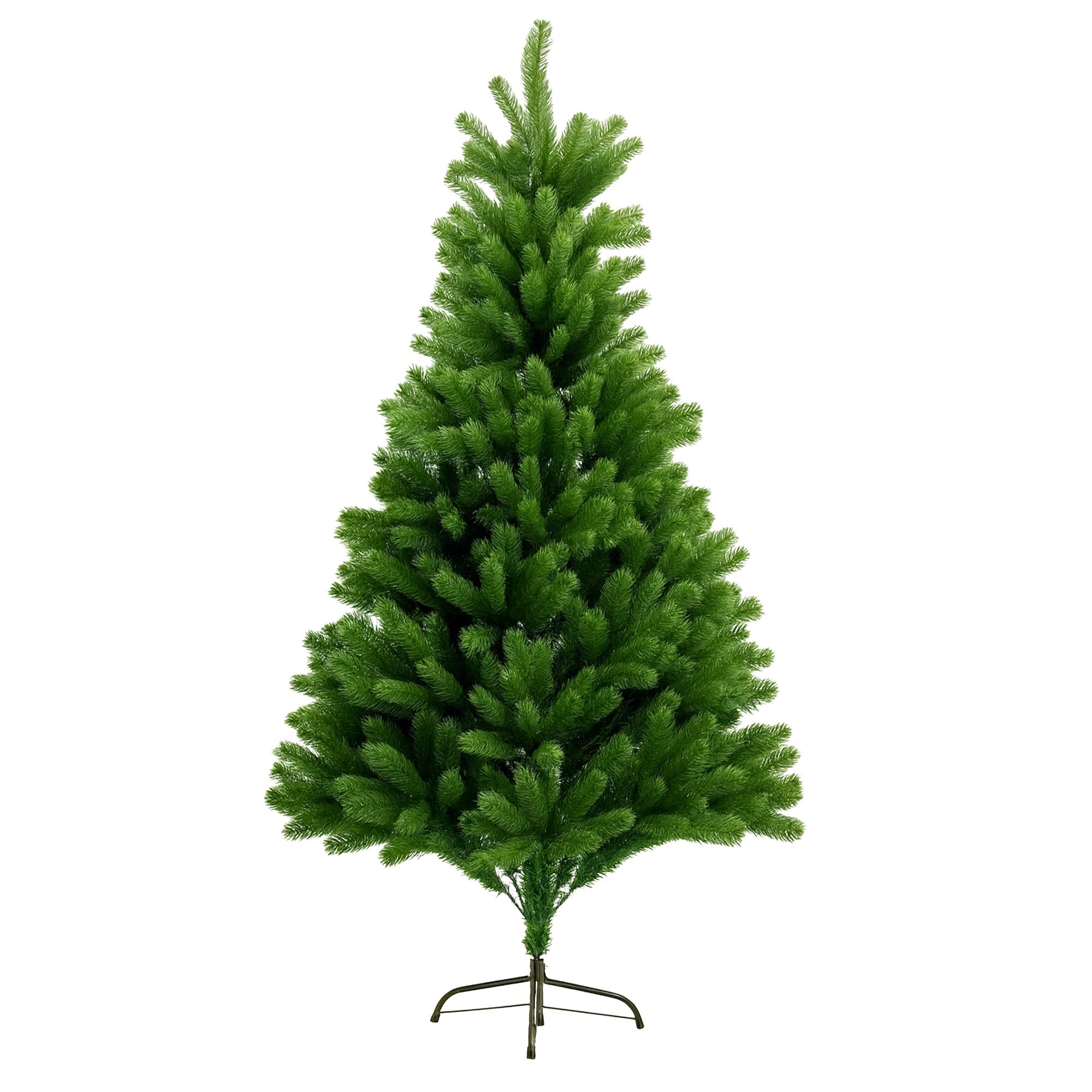 Realistic artificial Christmas tree with metal stand - Spruce