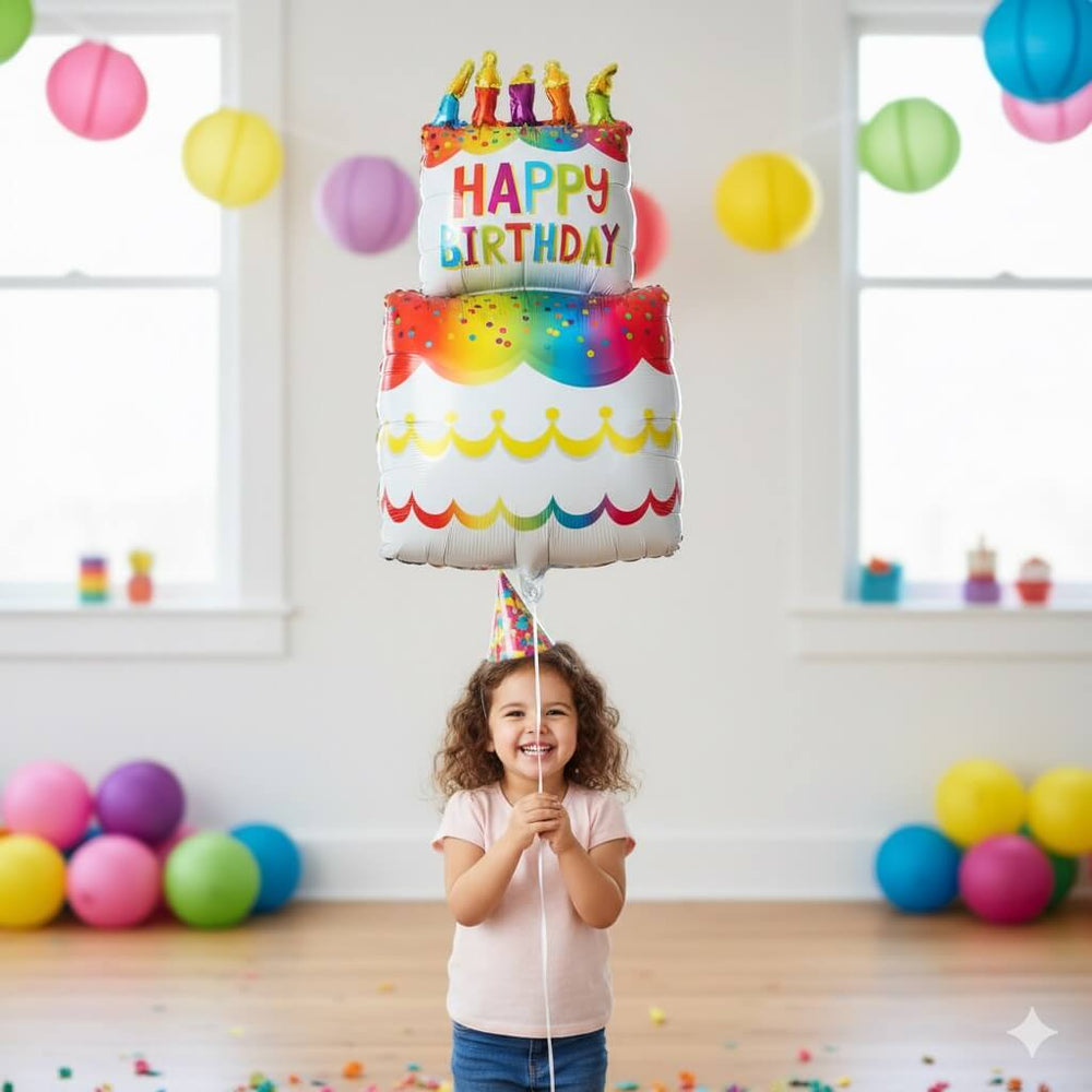 Balon în formă de tort aniversar - CraftUp