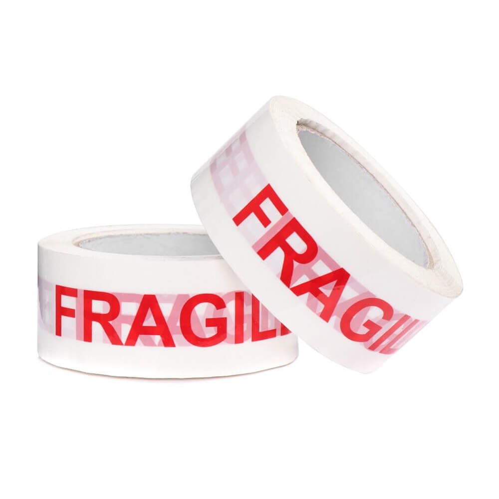 Bandă adezivă imprimeu FRAGILE 5cm x 66m - CraftUp