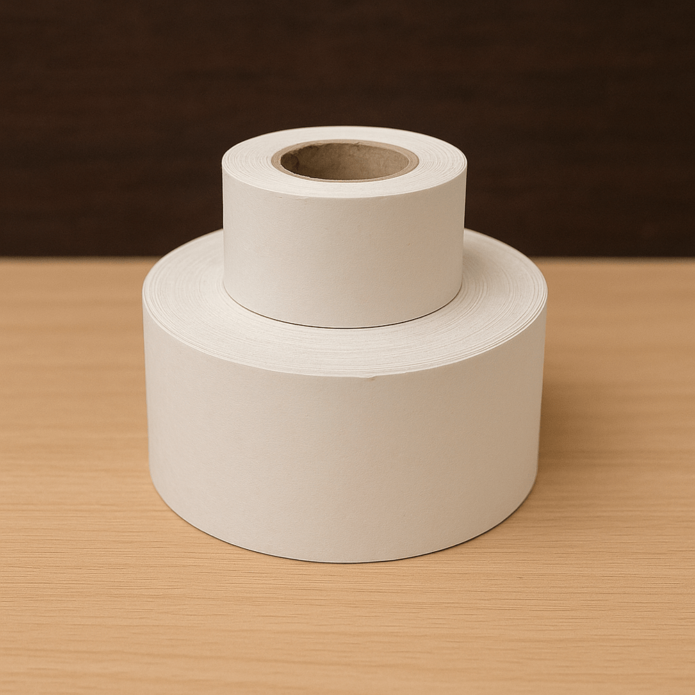 Bandă adezivă umectibilă din hârtie - alb - 50mm x 50m - CraftUp