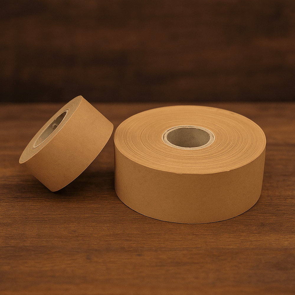 Bandă adezivă umectibilă din hârtie - kraft - 60mm x 200m - CraftUp