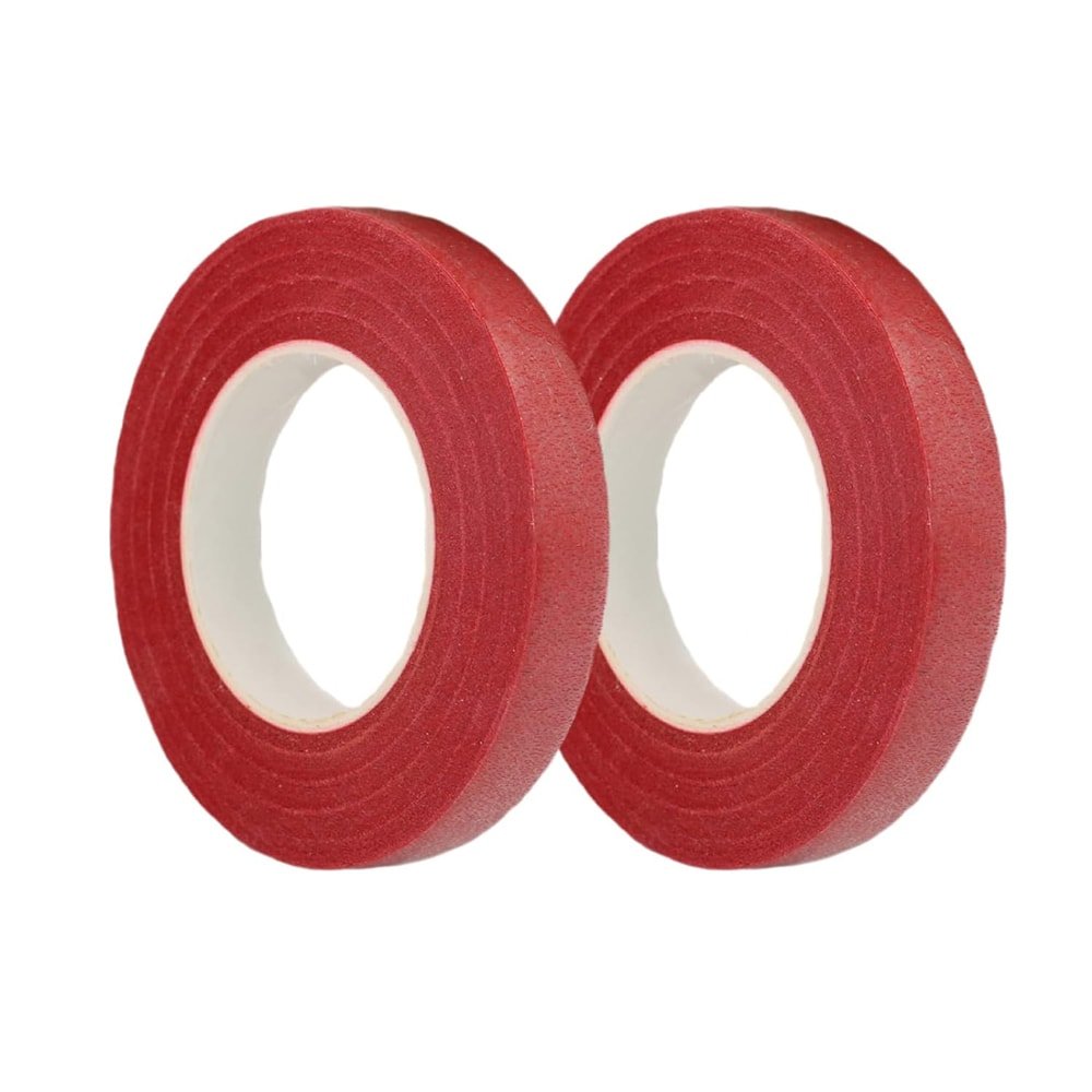 Bandă floristică - Roșu (set 12 role) 1.2cm x 27m - CraftUp