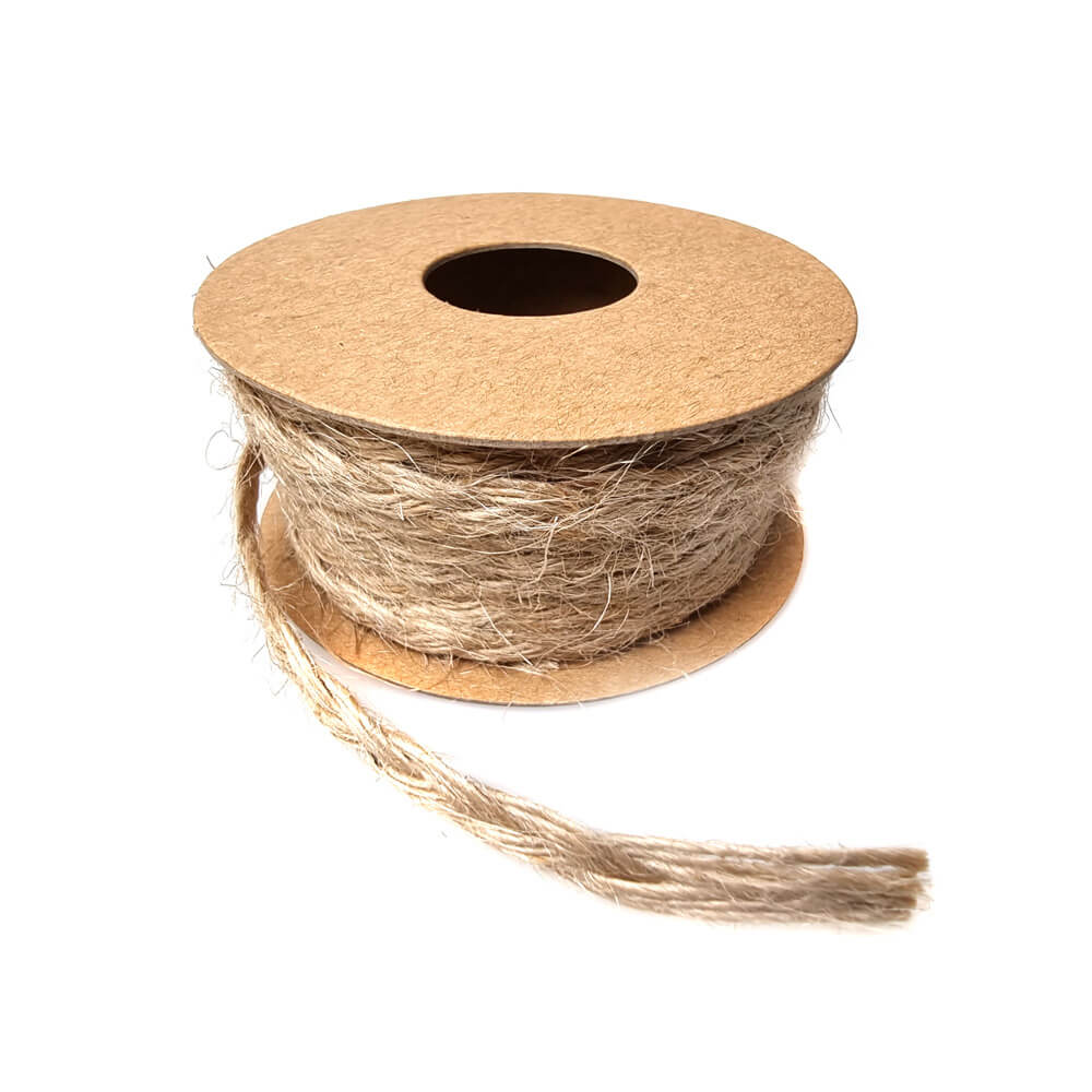 Bandă iută împletită - 5mm x 5m - CraftUp