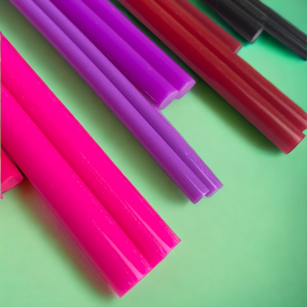 Batoane silicon colorate pentru pistol lipit (1kg) 11mm x 180mm - CraftUp