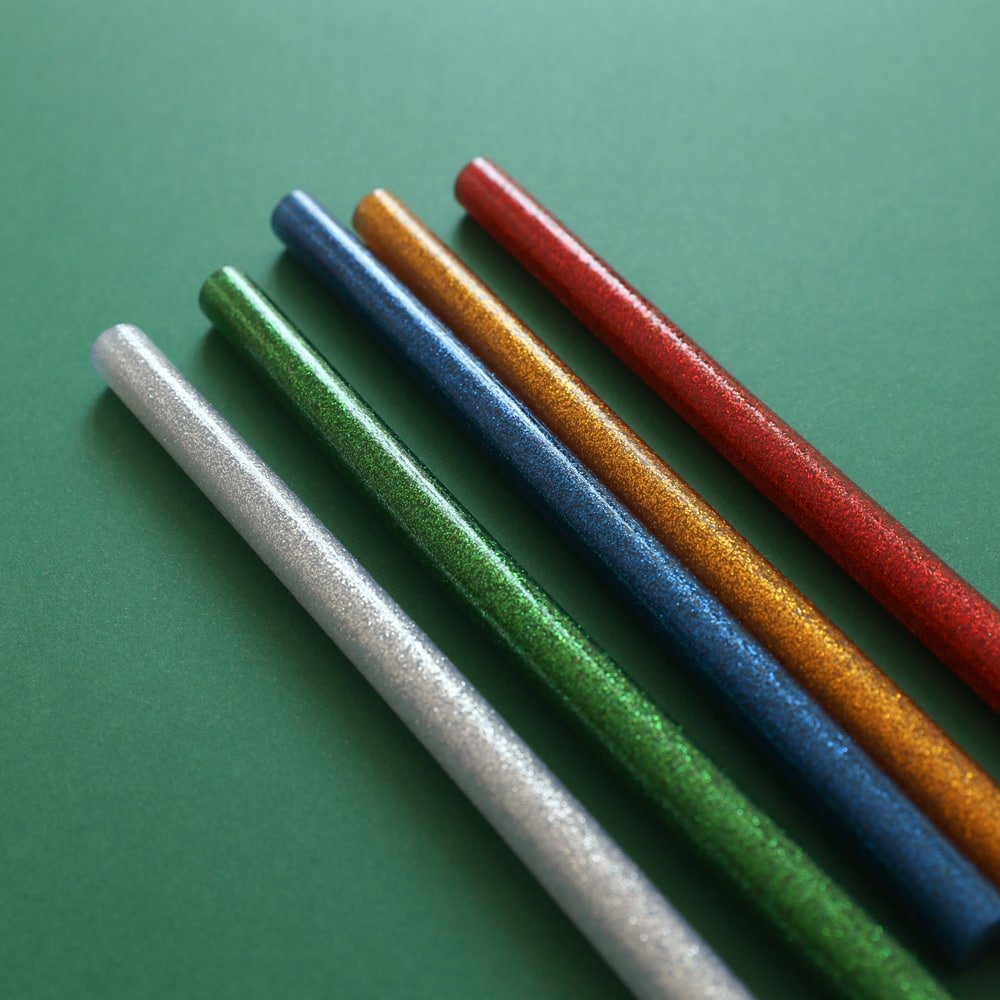 Batoane silicon cu sclipici pentru pistol lipit (1kg) 7mm x 180mm - CraftUp