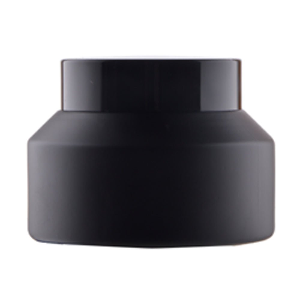 Borcan negru mat cu capac 100ml - CraftUp