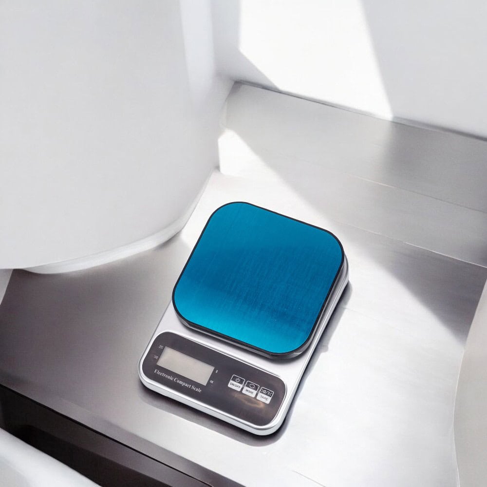 Cântar digital de bucătărie 10kg - argintiu - CraftUp