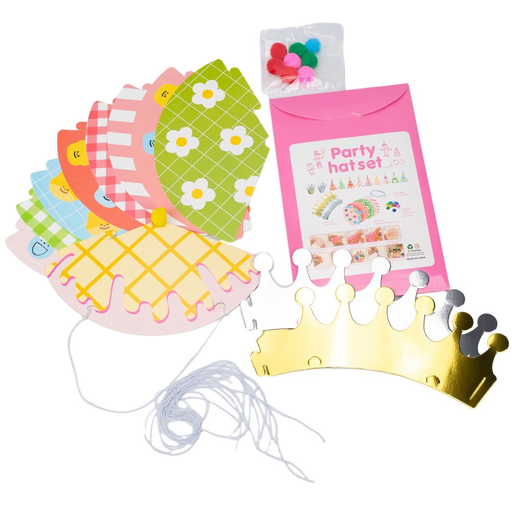 Coifuri petrecere model colorat (set 11 buc) - CraftUp