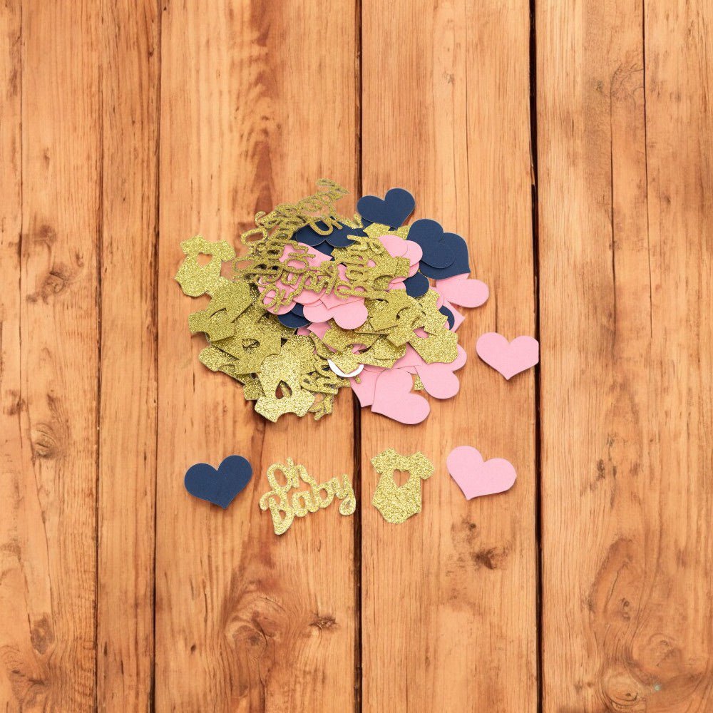 Confetti Oh baby (set 100 buc) 2.5 - 3.5cm - CraftUp